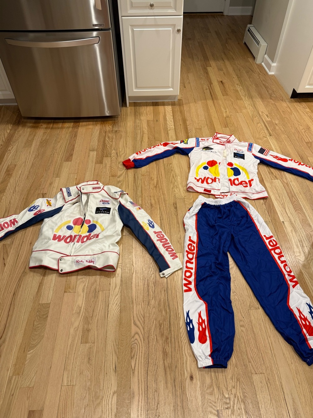 Halloween adult Ricky Bobby Racing Jacket & Pants Set - Talladega Nights movie